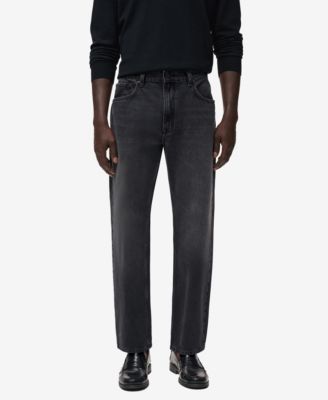 MANGO - Men's Moby Straight-Fit Dark-Wash Jeans