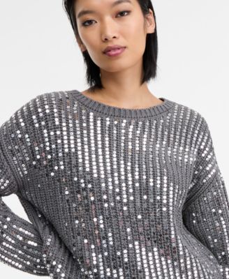 Women's Bold Sequin Sweater, Macy's Exclusive
