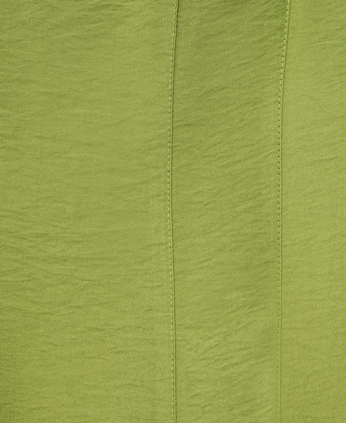 Mango Robe Midi Coutures Vert - Femme - Xxl -  In Green