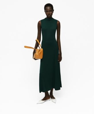 MANGO - Women's Midi Godet Dress