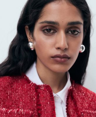 Women's Frayed Ends Tweed Jacket