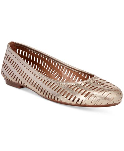 French Sole FS/NY Quartz Perforated Flats