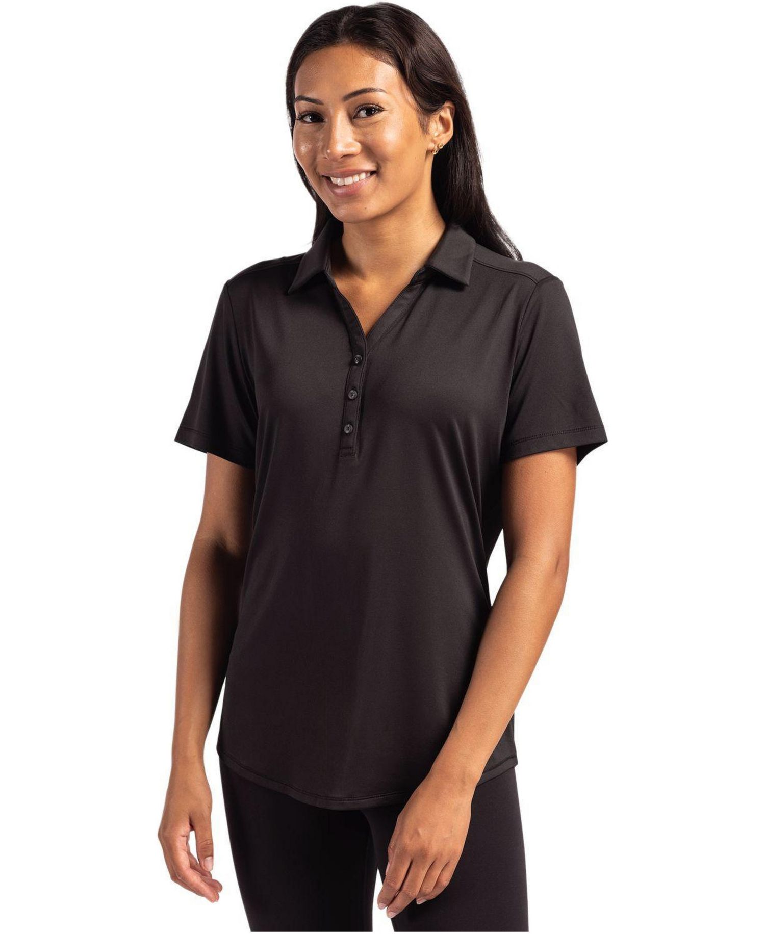 Women's Cutter and Buck Forge Stretch Short Sleeve Polo