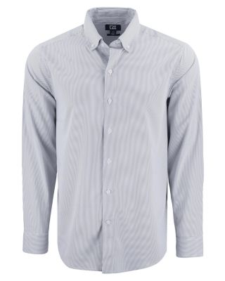 Men's Skyline Epic Confidence Recycled Pinstripe Long Sleeve Dress Shirt