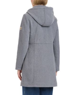 Women's Zip Front Walker Coat With Detachable Hood
