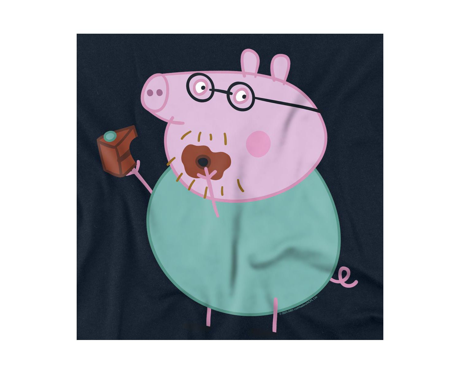 Men's Peppa Pig Daddy Pig's Tummy T Shirt