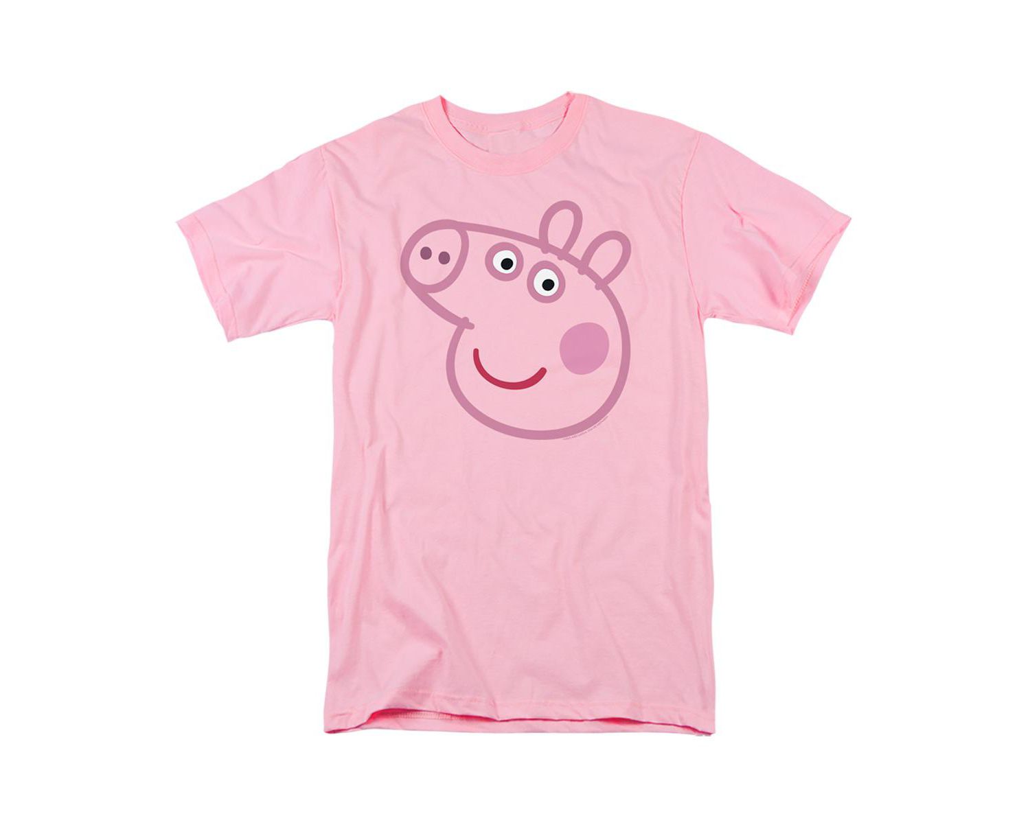 Men's Peppa Pig Pink Out Peppa Pig Face T Shirt
