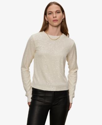 Women's Sparkle Together Sequin Top