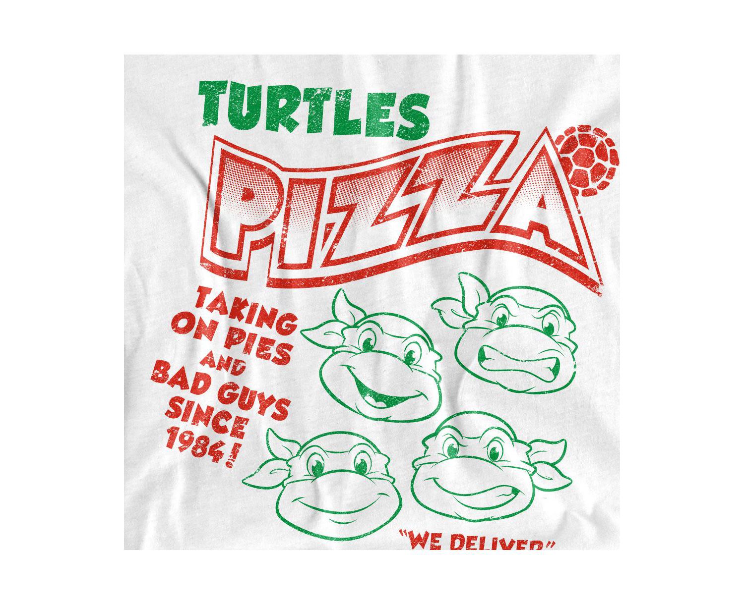 Men's Classic TMNT Turtles Pizza T Shirt