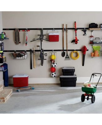 FastTrack Wall S Hook 2 Handle Storage Organizer Rack for Hand Tools