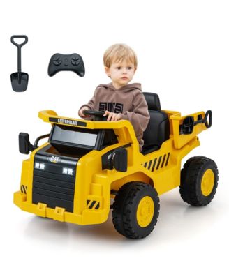 Kids Ride on Dump Truck with 2.4G Remote Control Working Megaphone Sand Shovel
