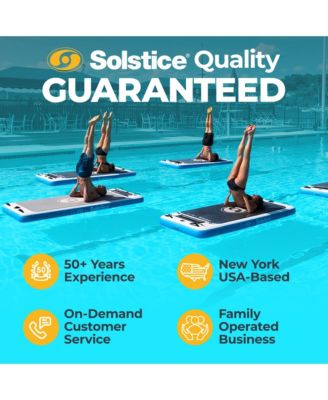 SolFit 94 Inch Stand Up Paddle Board Aquatic Yoga Mat with Camera Mount