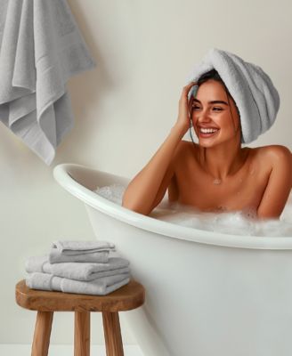 Luxury Zero Twist Cotton 2-Pc. Bath Sheet, 34" x 68"