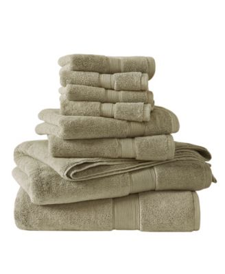 Ultra-Soft Cotton Absorbent 8-Pc. Towel Set
