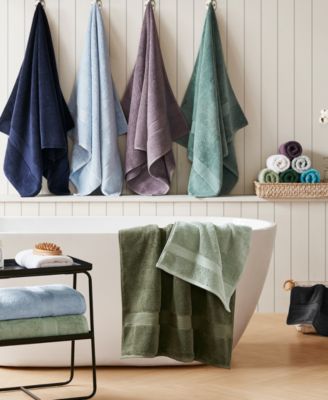 Luxury Zero Twist Cotton 2-Pc. Bath Sheet, 34" x 68"