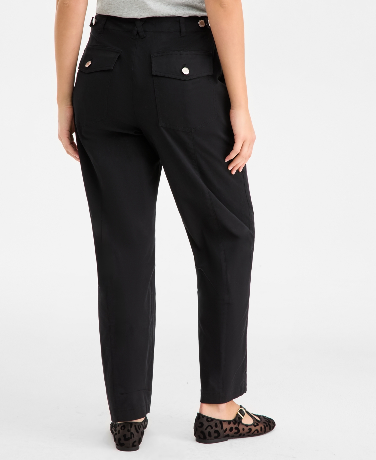 On 34th Women's Straight Leg Patch-Pocket Pants, Macy's Exclusive