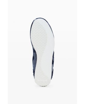 Women's Denim patchwork sneaker