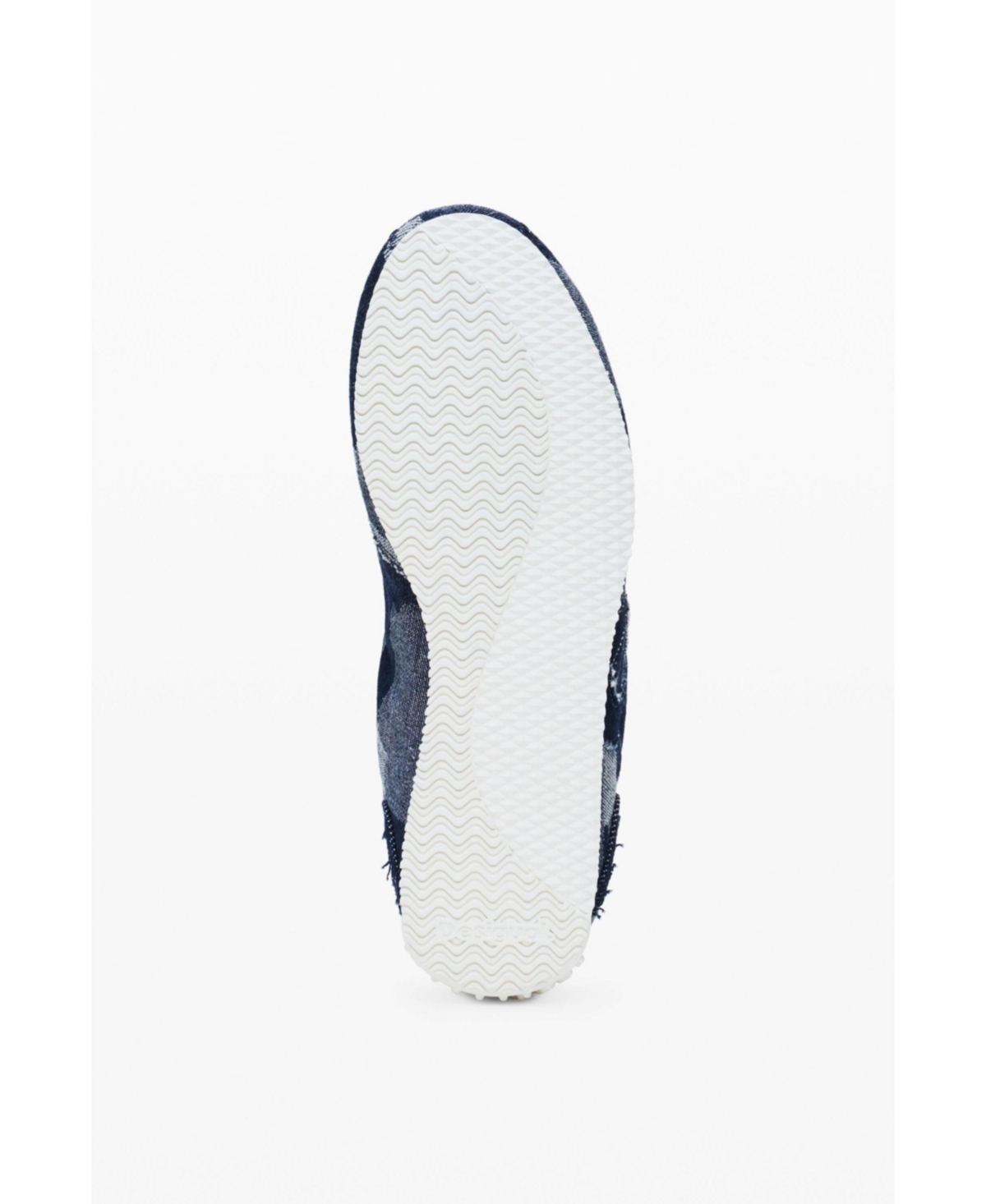 Desigual Women's Denim Patchwork Sneaker In Blue