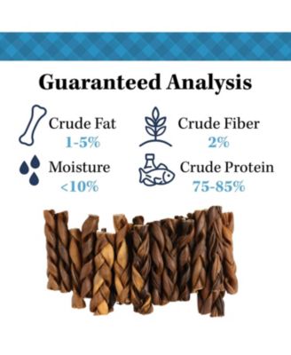 6” Braided Collagen Sticks for Dogs – 5 Count Bag – All-Natural