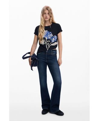 Women's Floral lace T-shirt