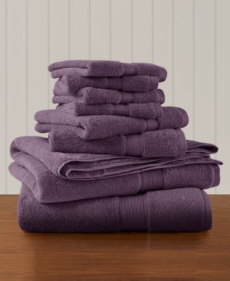 Luxury Zero Twist Cotton 8-Pc. Bath Towel Set