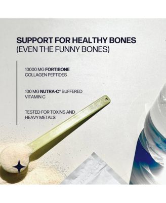 Bone Mineral Boost | FORTIBONE Bioactive Collagen Peptides | Buffered Vitamin C Nutra C | Powder Supplement (30 Serves)
