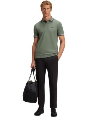 Men's Stretch-Cotton Slim-Fit Polo Shirt
