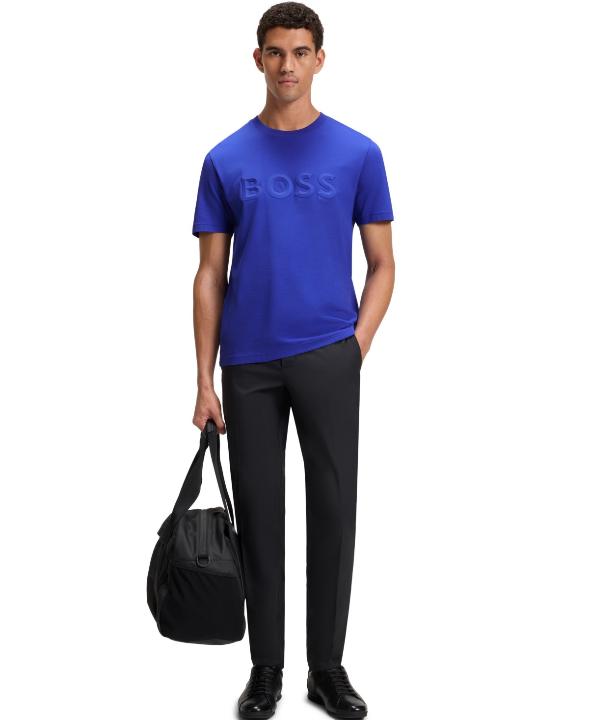 Boss by Hugo Men's 3D Logo Cotton-Jersey T-Shirt
