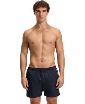 Hugo Boss - Men's Foil-Printed Logo Swim Shorts