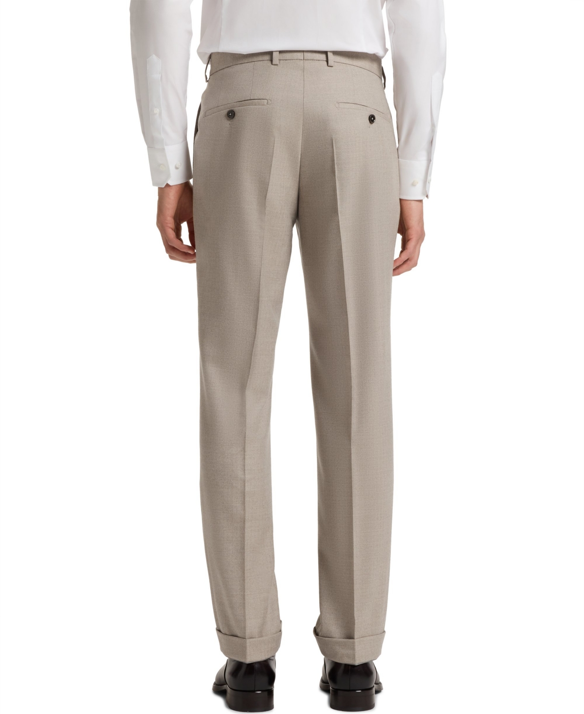 Hugo Boss Boss Huge Slim Fit Solid Wool Suit In Neutral