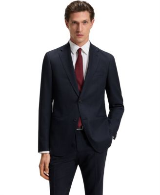 Men's 2-Piece Virgin Wool Regular-Fit Suit