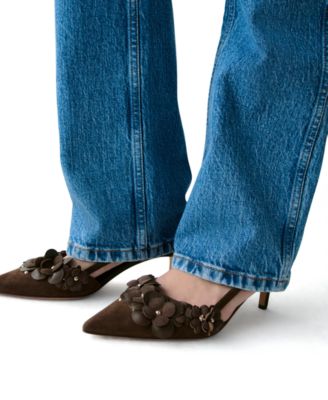 Women's Flower Garden Slingback Pumps