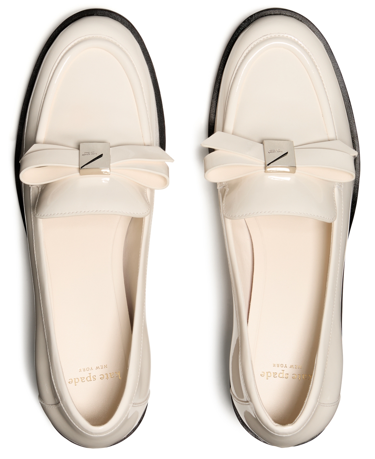Kate Spade Deco Bow Heeled Loafer In Brown