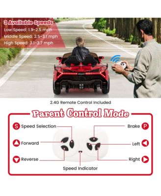 Licensed Lamborghini 4WD Kids Ride-on Sports Car 12V Battery Powered 2.4G Remote