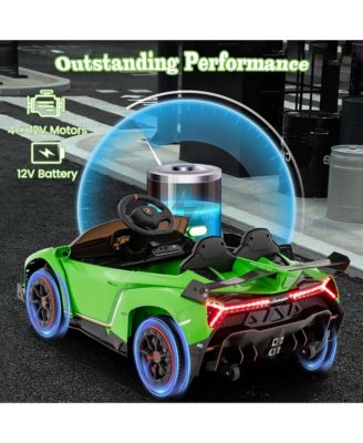 Licensed Lamborghini 4WD Kids Ride-on Sports Car 12V Battery Powered 2.4G Remote