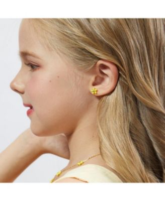 Petit Rosie Earrings in Yellow