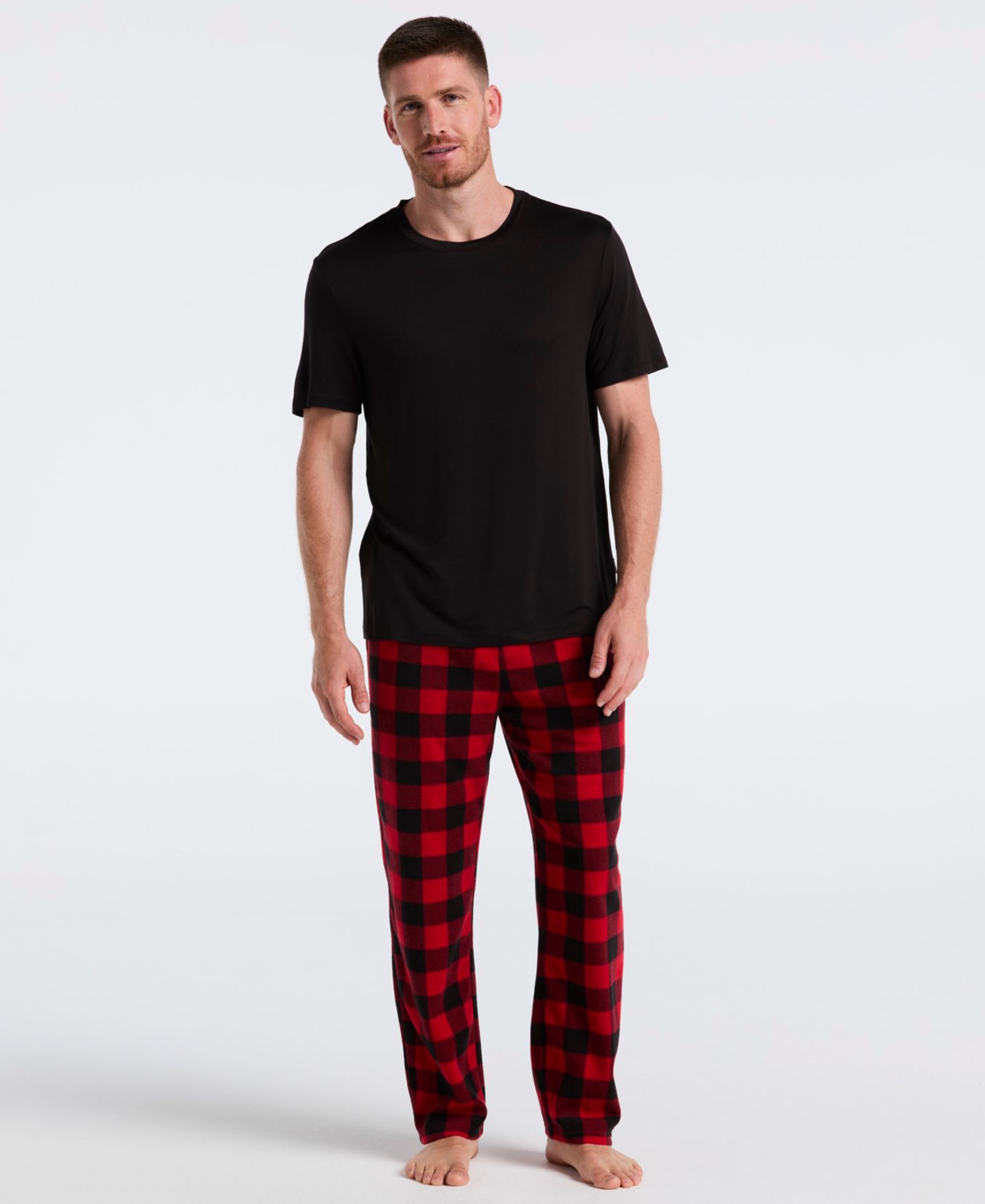 Пижамные брюки для мужчин, флис — Perry Ellis Portfolio, цвет: Шоколадный — фото 8