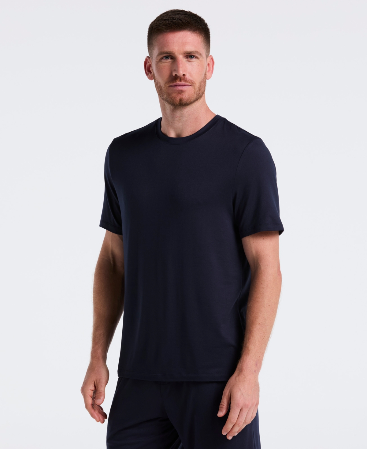 Perry Ellis Portfolio Men's Crewneck Pajama T-Shirt - Navy Iris