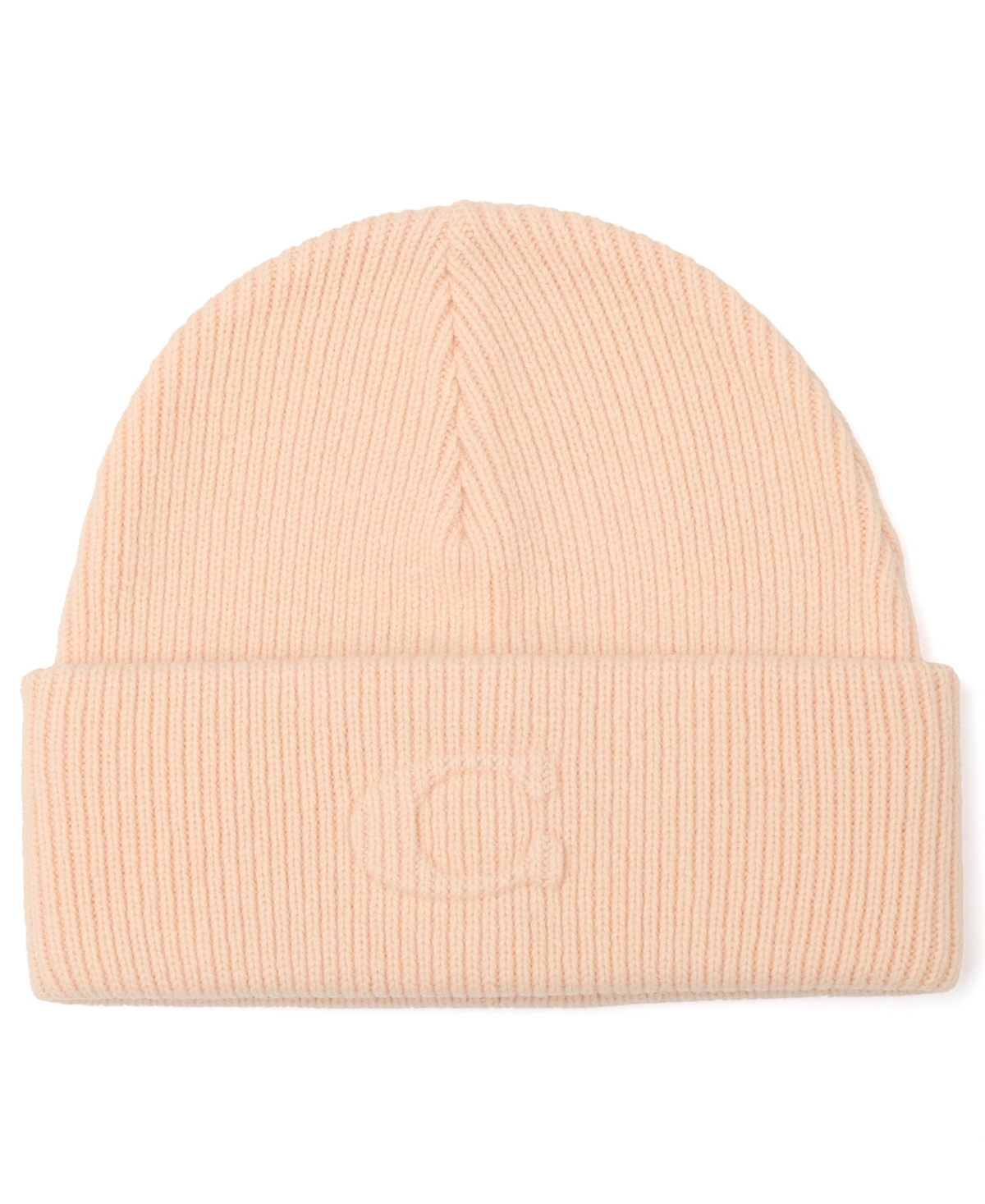 Coach Women's Embossed C-Knit Beanie Hat