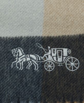 Women's Multicolored Check Muffler Scarf