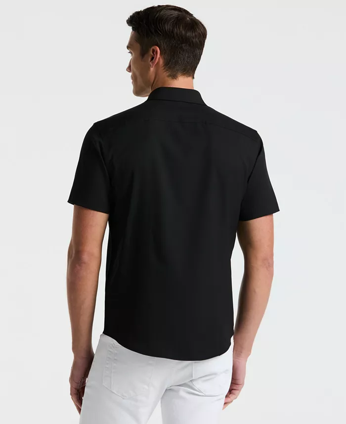 Men's Short-Sleeve Solid Shirt - thumbnail 8