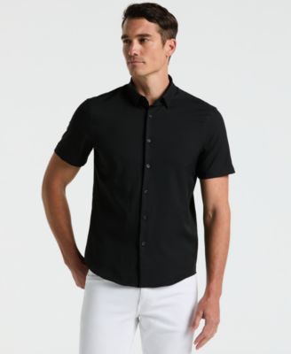Men's Short Sleeve Solid Shirt