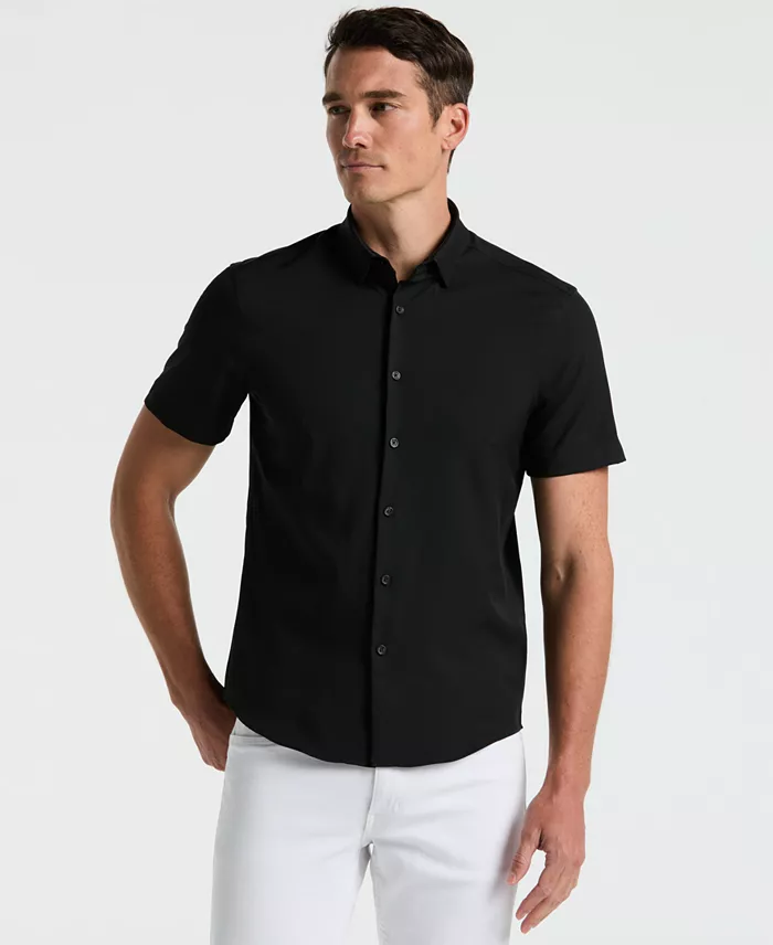 Men's Short-Sleeve Solid Shirt - thumbnail 5