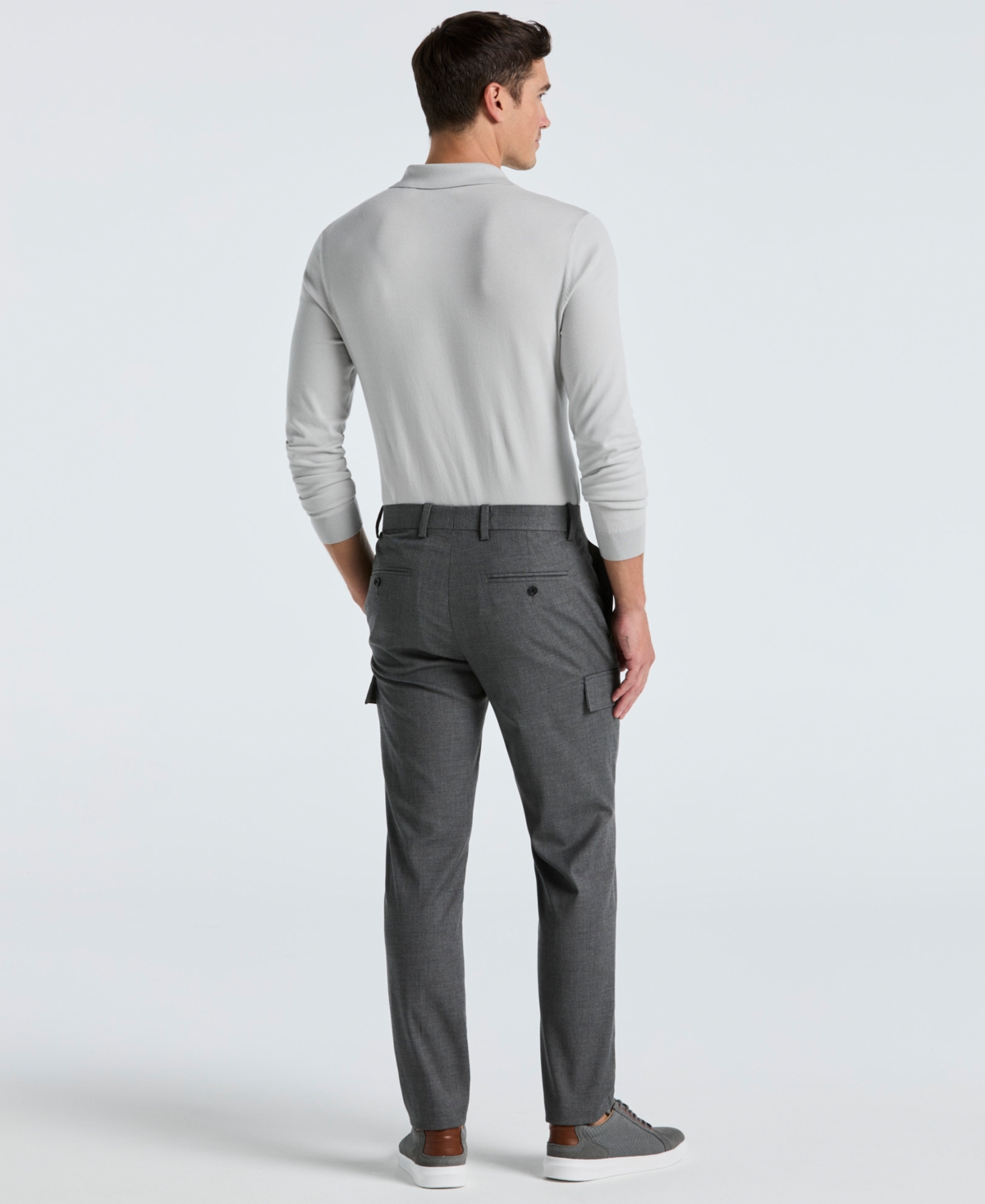 Perry Ellis Men's Standard Tapered Dress Cargo Pants In Animal Print