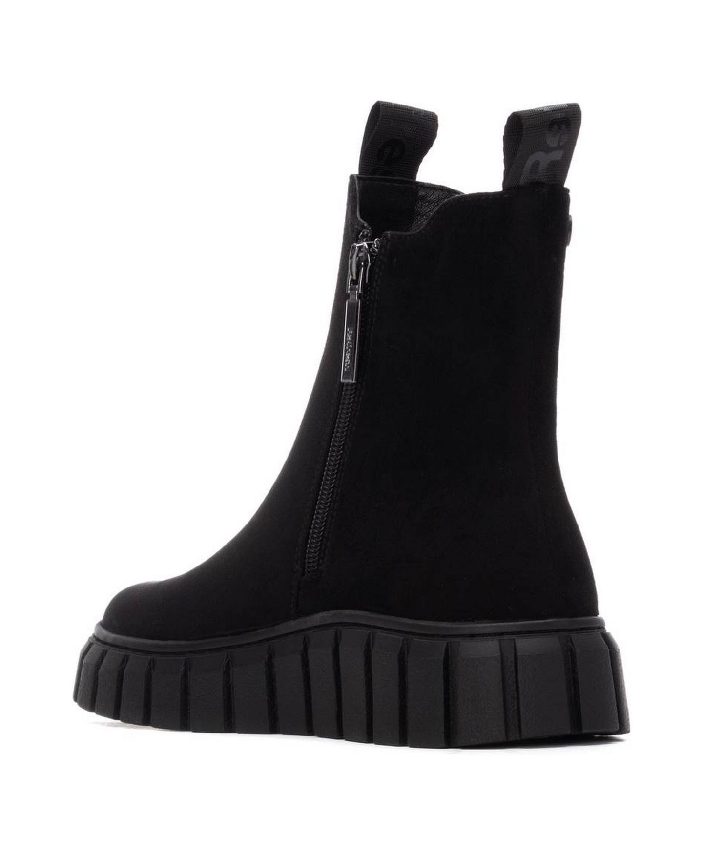 Женские ботинки XTI Comfort Chelsea Suede Booties Refresh Collection, цвет: Чёрный — фото 3