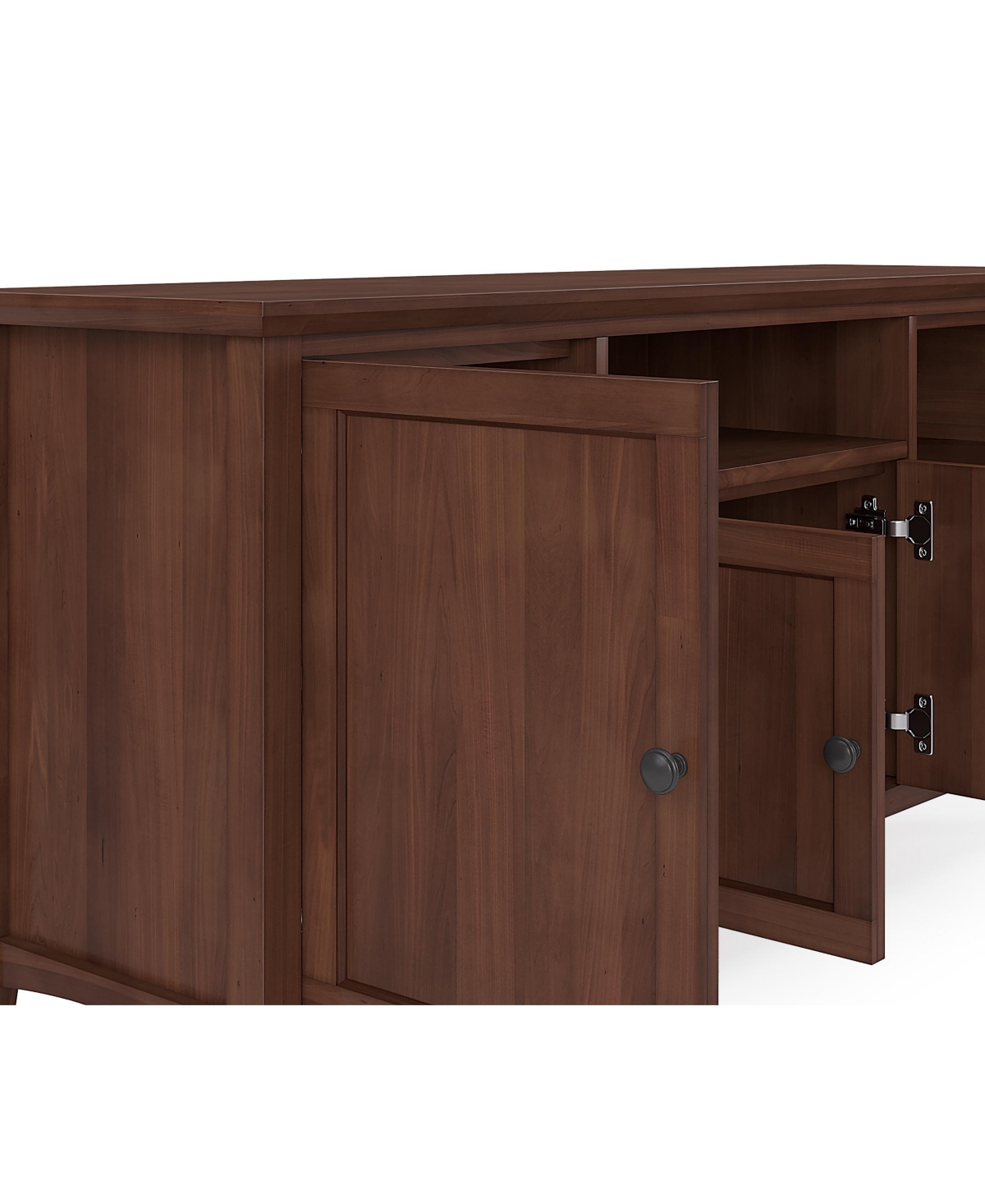 Furniture 64" Hedworth Wood Entertainment Console Drawer