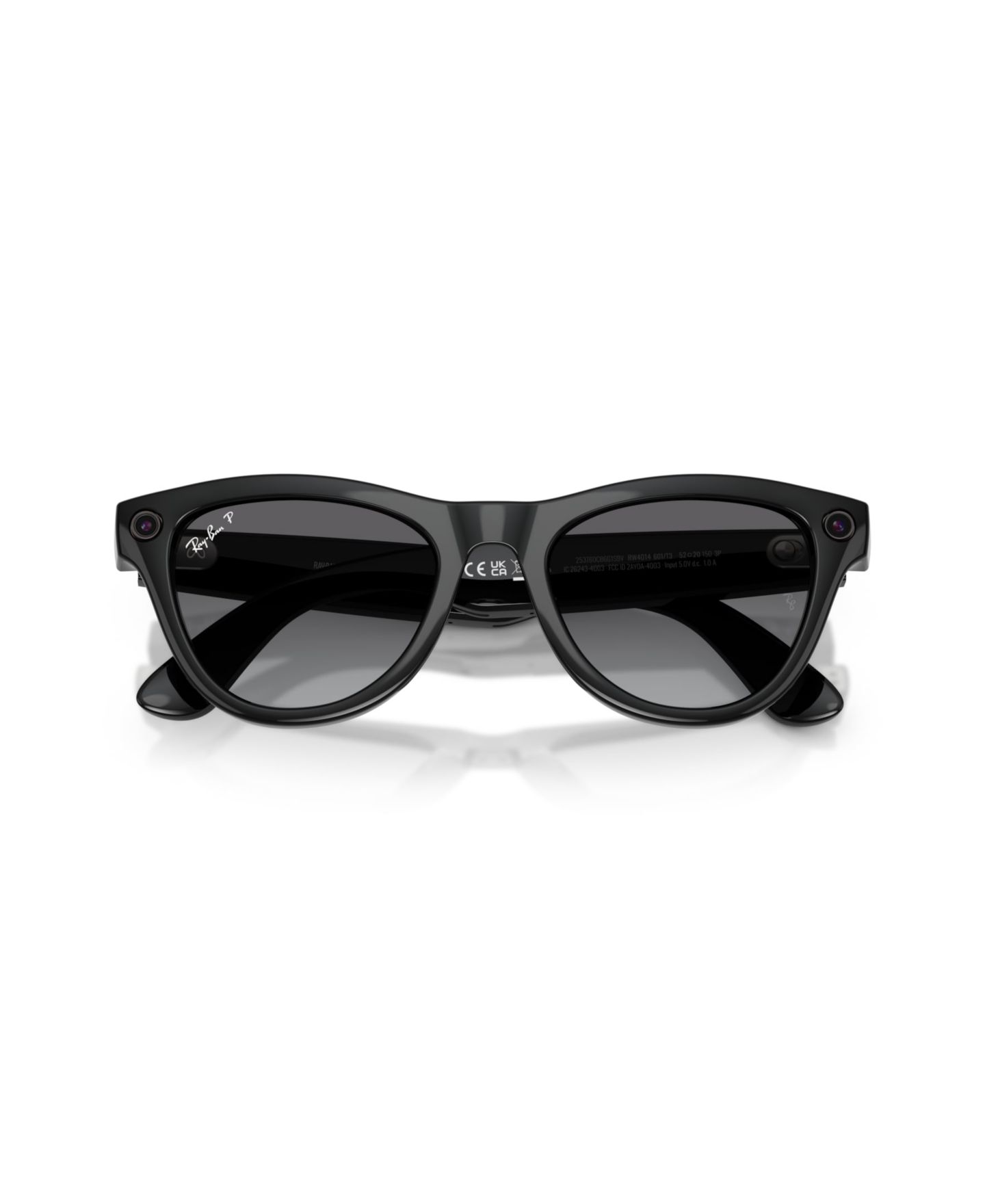 Очки Ray-Ban Meta Gen 2 Ray-Ban Unisex Polarized AI Glasses, Meta Skyler RW4014 - GEN 2, цвет: Чёрный — фото 4