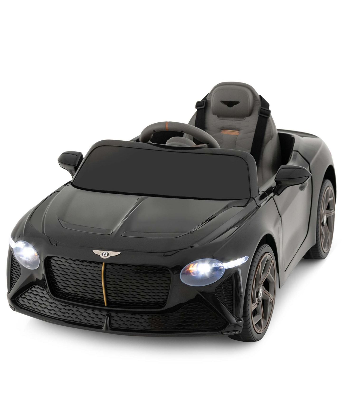 Детская игрушка Costway 12V Licensed Bentley Bacalar Kids Electric Ride-on Car with Remote, цвет: Чёрный — фото 1