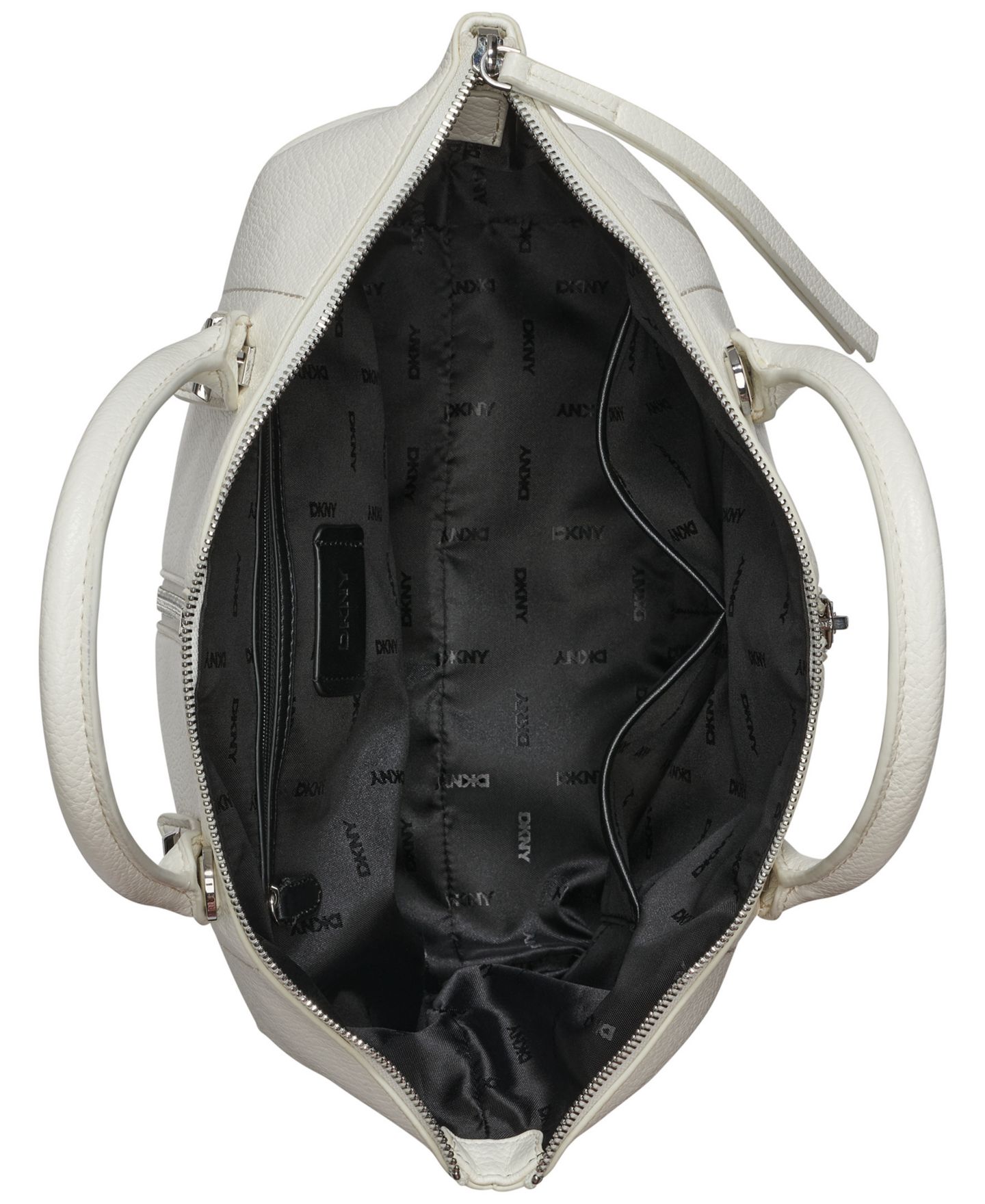 Женская сумка DKNY Zinna Small Satchel, цвет: Зефирный — фото 4