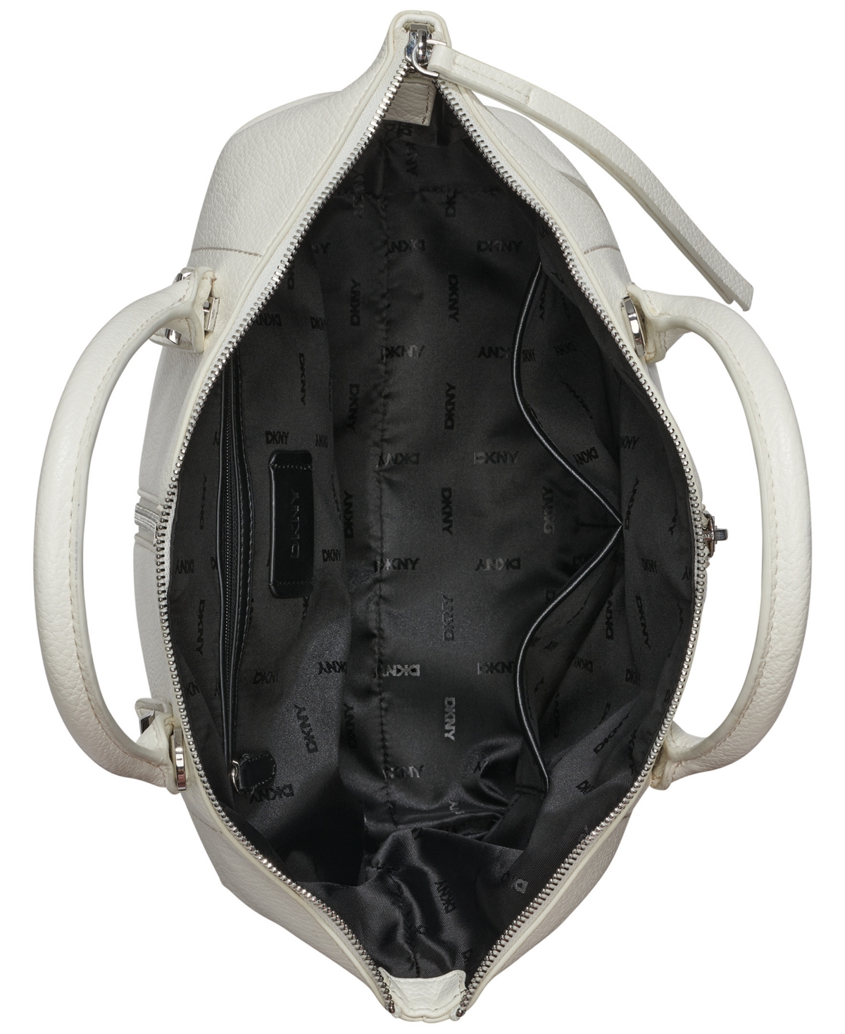 Dkny Women's Zinna Small Satchel Bag In White